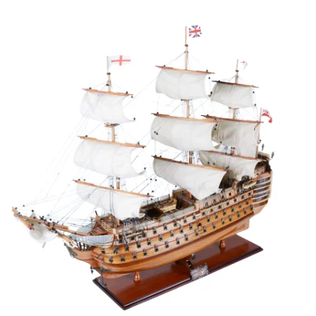 Ekskluzywny model żaglowca HMS Victory z rozwiniętymi żaglami - VIC45R